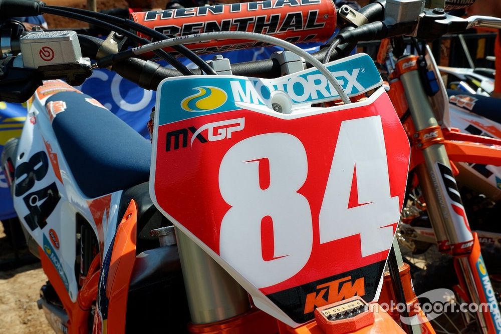 Jeffrey Herlings, KTM Factory Racing rode plaat