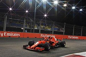 Raikkonen snelste op eerste dag in Singapore, Verstappen derde