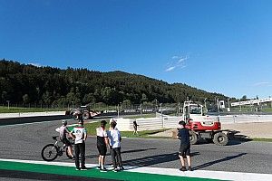 Los cambios en la curva 3 del Red Bull Ring y otras fotos del jueves del GP de Estiria