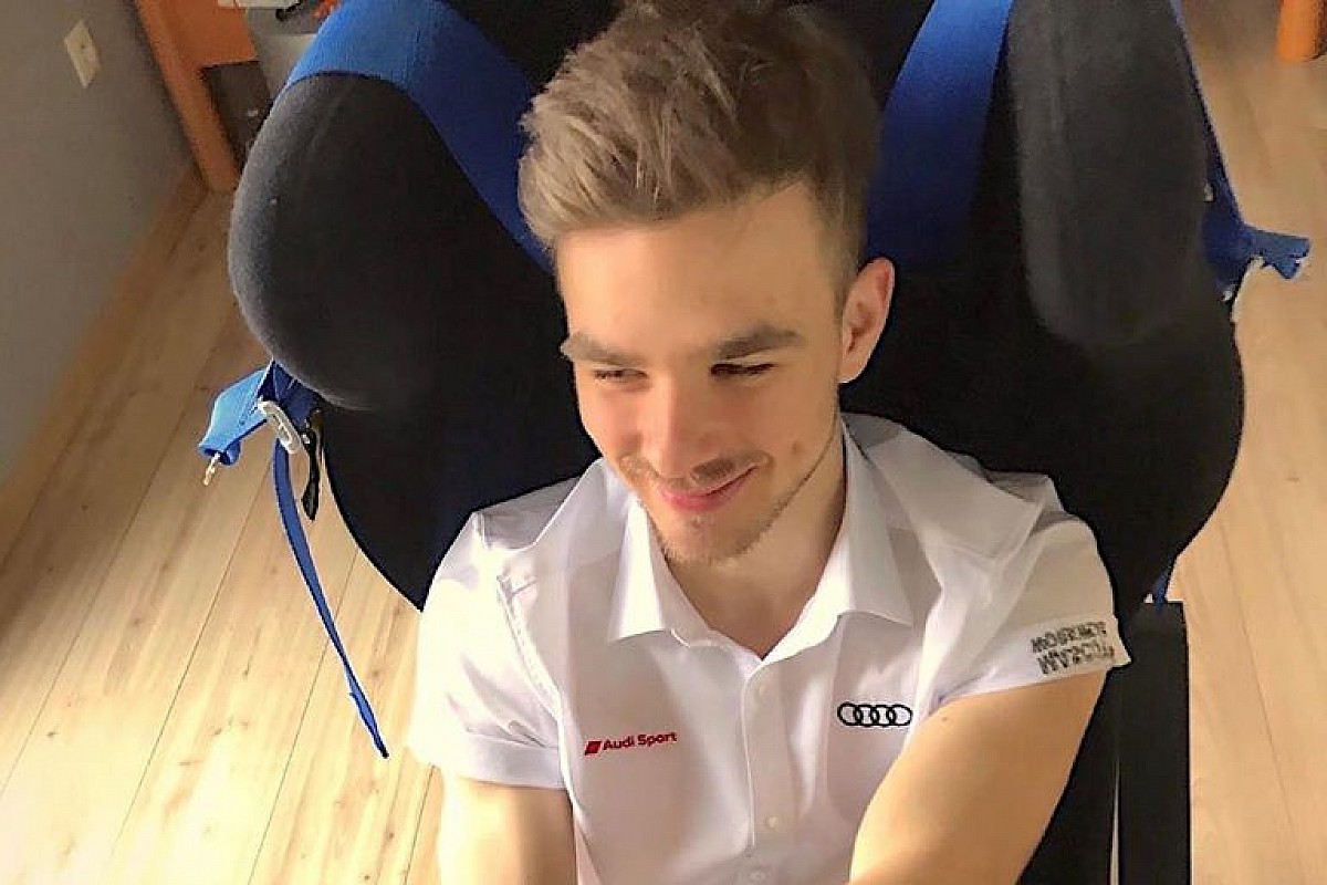 Rogalski na wirtualnym Anderstorp