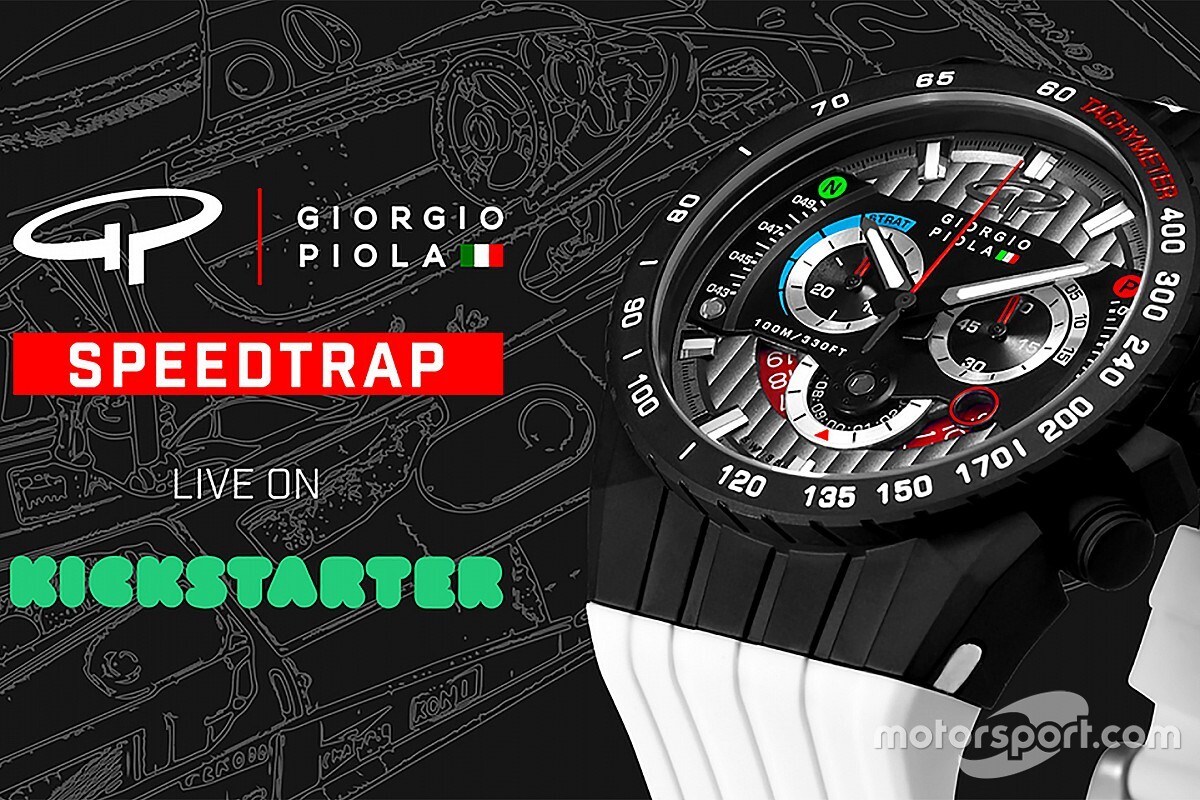Giorgio Piola presenta il nuovo orologio Kickstarter SPEEDTRAP