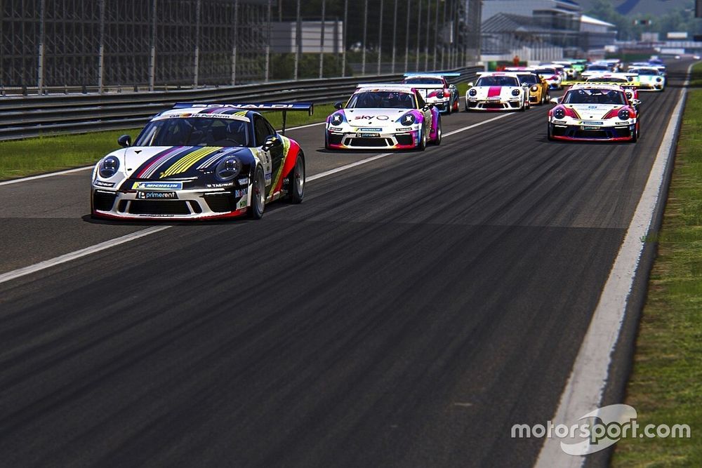 Porsche Esports Carrera Cup Italia, De Salvo imbattibile dalla pole a Monza