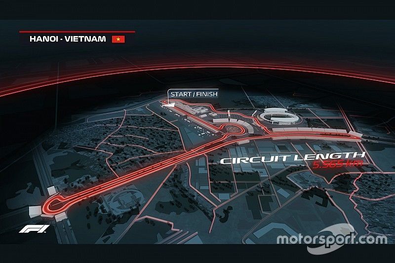 Así será la pista para la F1 en Vietnam