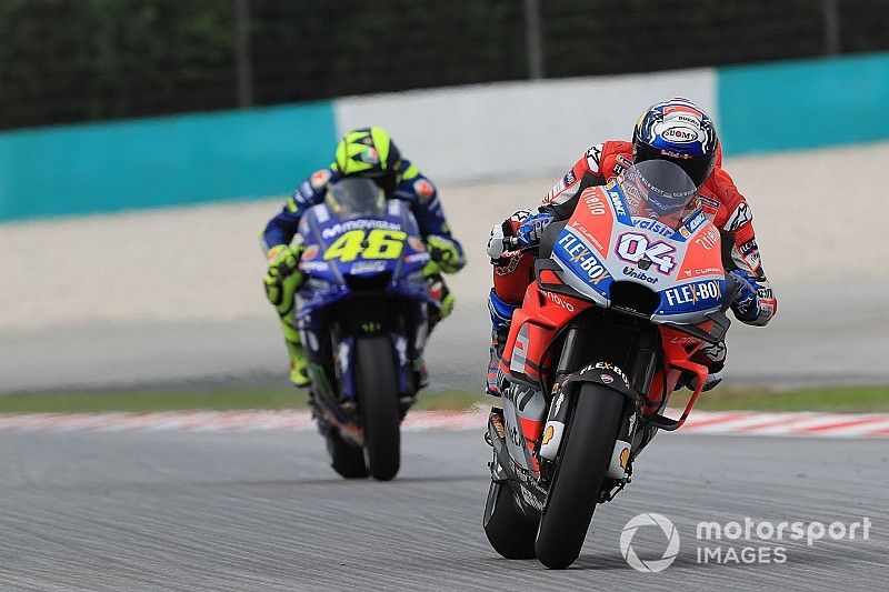 Andrea Dovizioso, Ducati Team, Valentino Rossi, Yamaha Factory Racing