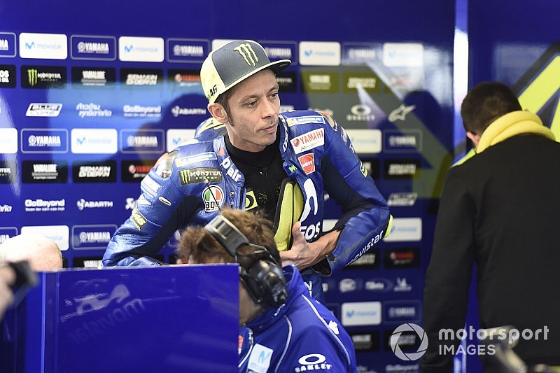 Kondisi trek sebabkan Rossi tak maksimal
