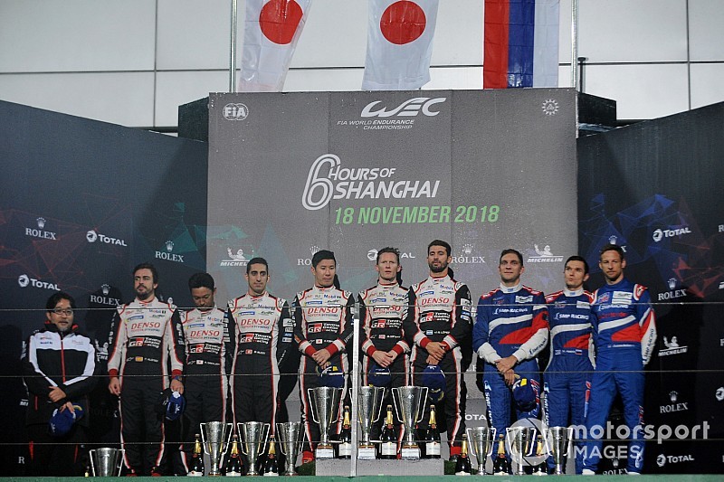 Şanghay WEC: #7 Toyota kazandı, Alonso ve Button podyumda buluştu!