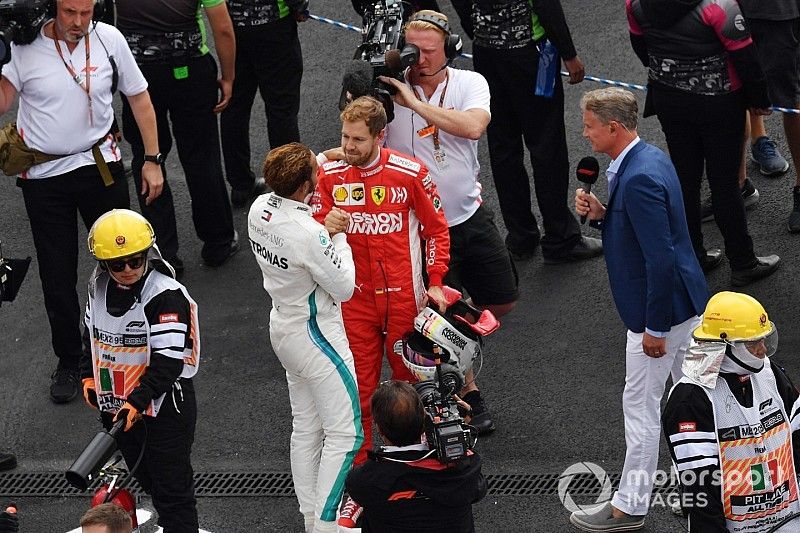 Vettel: "Felicidades a Lewis, ha sido el mejor este año"