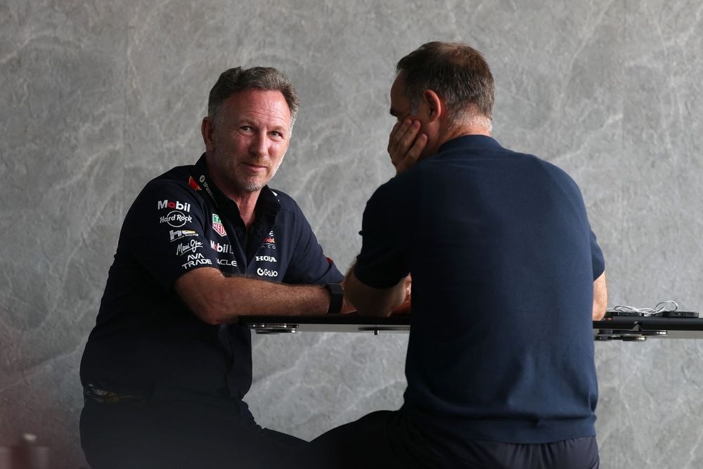 Christian Horner, Team Principal, Red Bull Racing, Oliver Mintzlaff, Managing director Red Bull GmbH