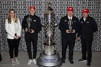 Indy 500 winners Ericsson, Ganassi receive “Baby Borgs”