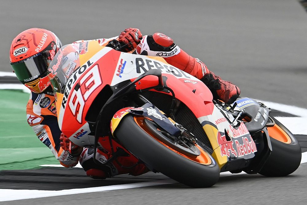 Hasil FP1 MotoGP Inggris: Diwarnai Red Flag, Marc Marquez Tercepat