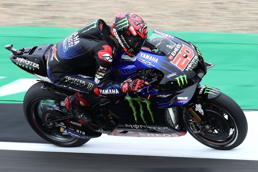 MotoGPイギリスFP2:クアルタラロ、転倒で足引きずるも意地のトップタイム。中上貴晶15番手