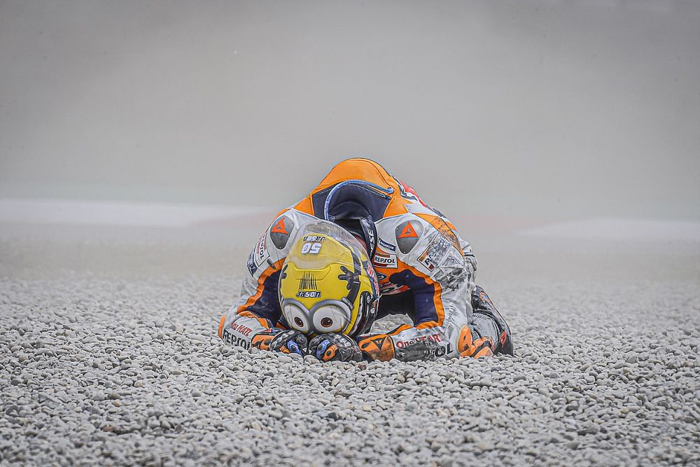 Chute de Pol Espargaro, Repsol Honda Team