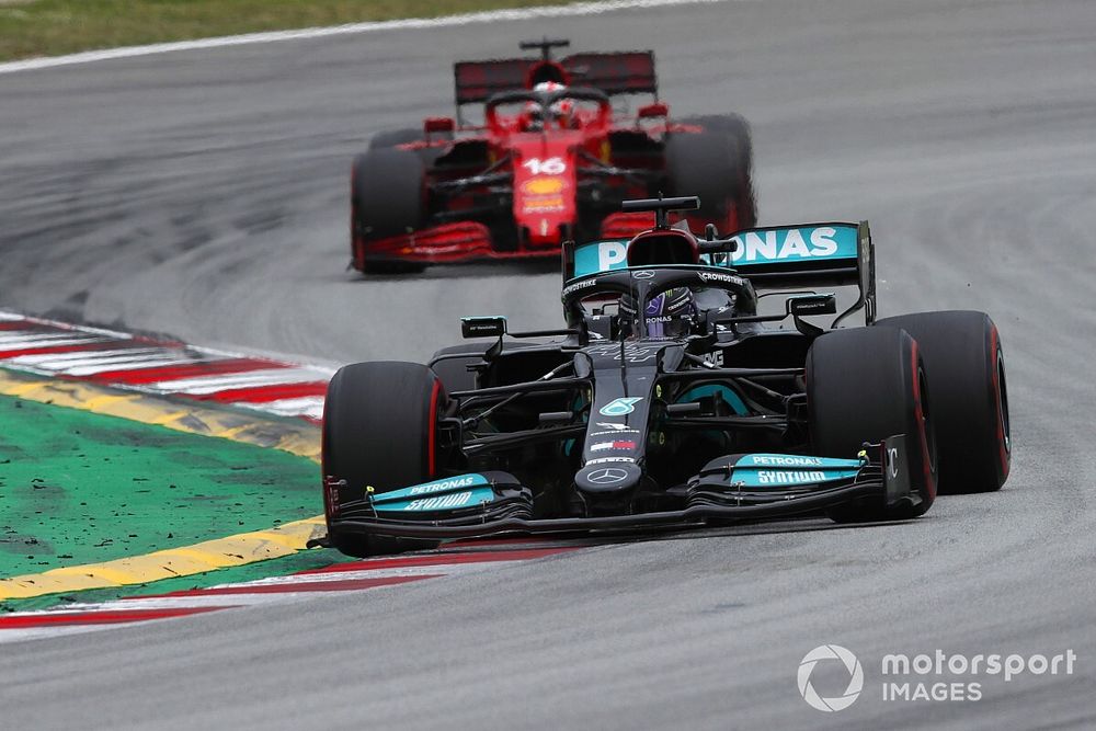 Leclerc tevreden met vierde plek in Spanje, Sainz baalt
