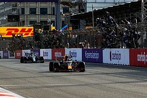 Grand Prix race result: Perez wins Baku F1 race after Verstappen blowout