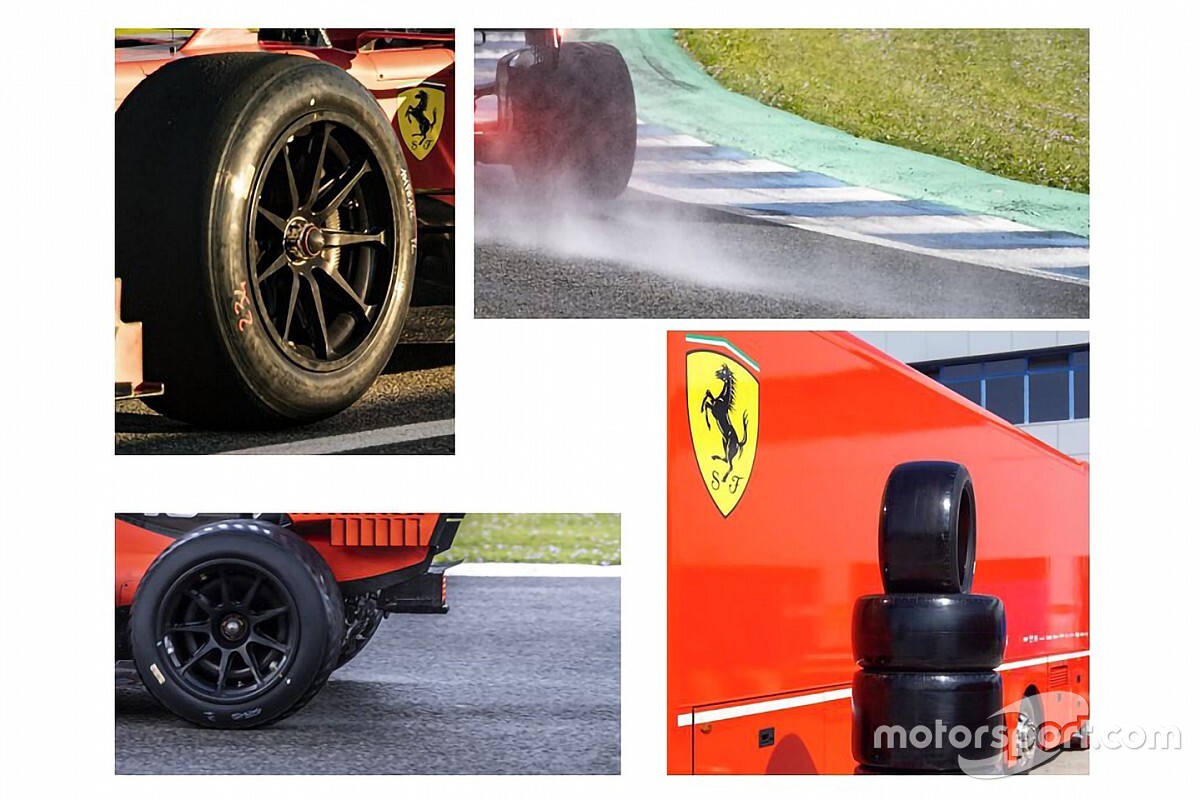 Ferrari, üç günlük 18 inç lastik testini tamamladı