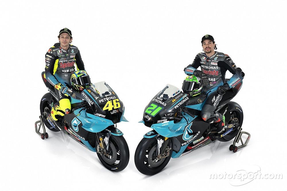 Petronas muestra por primera vez la Yamaha de Rossi y Morbidelli