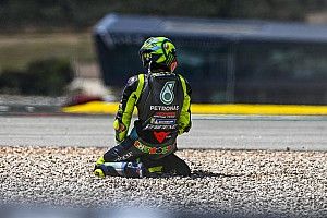 Rossi put ondanks crash toch moed uit Portugese GP