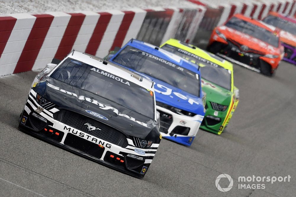 Aric Almirola, Stewart-Haas Racing, Ford Mustang Smithfield