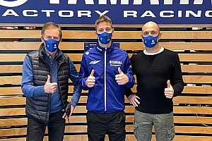 Fabio Quartararo fait sa première visite à l'usine Yamaha