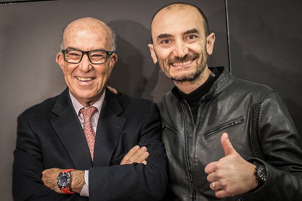 Carmelo Ezpeleta, CEO di Dorna Sports e Claudio Domenicali, CEO di Ducati Motor Holding
