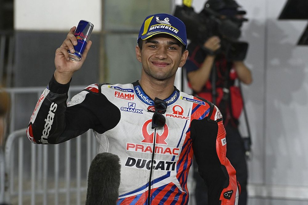 Ganador de la pole Jorge Martin, Pramac Racing parc ferme