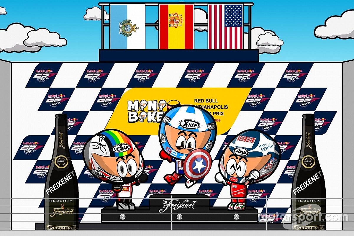 MiniBikers vintage: el alocado GP de Indianápolis 2009 donde Lorenzo conquistó América