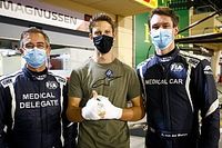 Grosjean se reencontró con quienes salvaron su vida