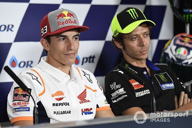 Marc Marquez, Repsol Honda Team, Valentino Rossi, Yamaha Factory Racing