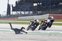 Así actuó el airbag en la brutal caída de Dovizioso y Quartararo