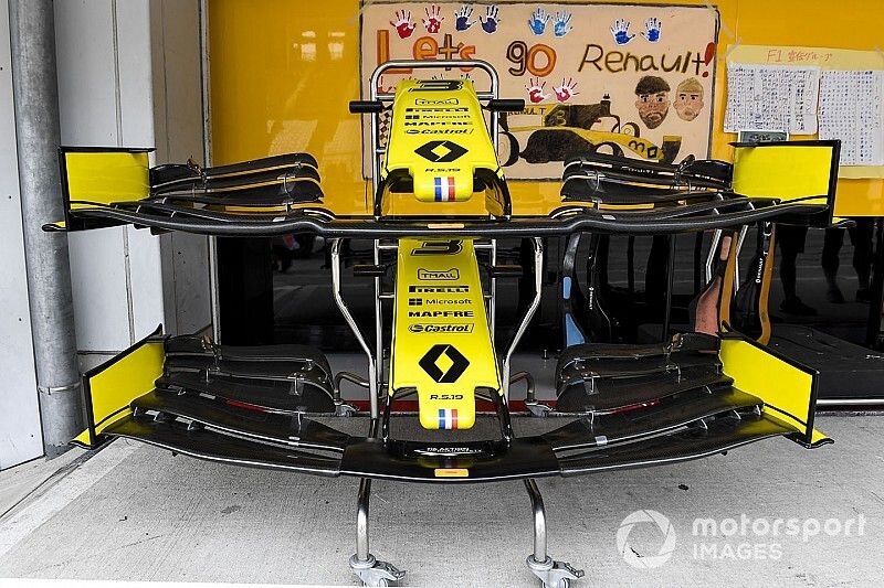 A Renault is új első szárnnyal készült a hétvégére