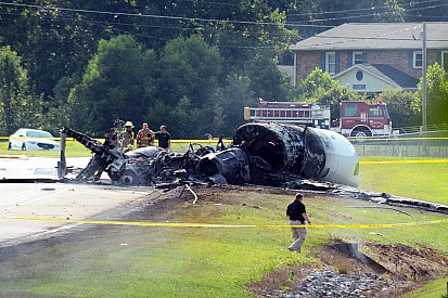 Dale Earnhardt Jr. survives fiery plane crash