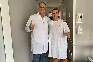 Rodrigo fue operado de su fractura en la clavícula