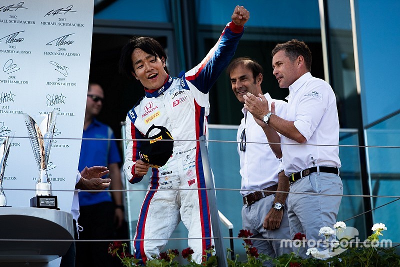 F2レース1で初優勝。松下信治「これを機に、運気が変わればいいと思う」
