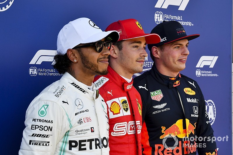 Estadísticas: El dúo Leclerc-Verstappen la primera línea con menos edad