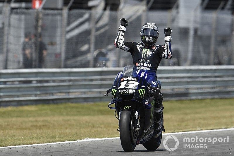 Ganador de la carrera Maverick Viñales, Yamaha Factory Racing