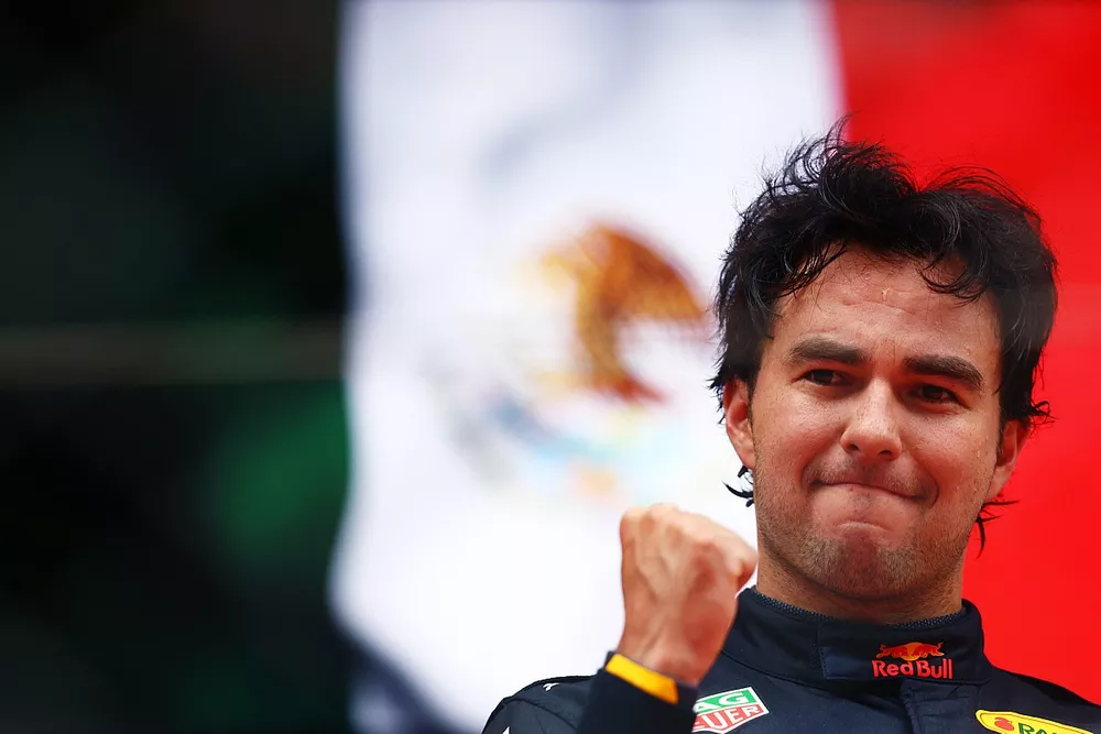 Podium: Sergio Perez, Red Bull Racing