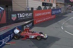 VÍDEO: Maldição continua? Leclerc bate Ferrari de Lauda durante exibição em Mônaco