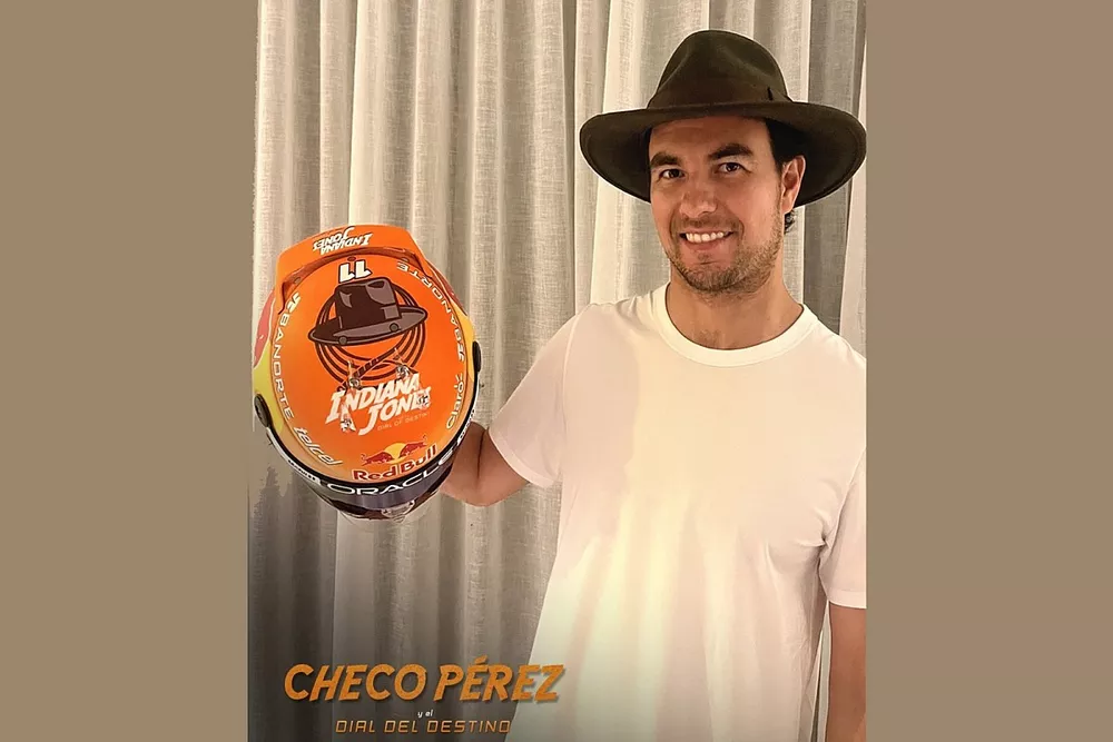 Casco especial Sergio Pérez, Red Bull