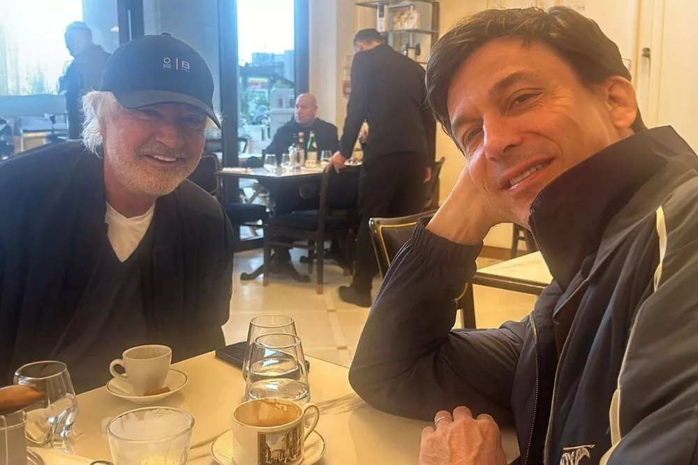 Flavio Briatore e Toto Wolff