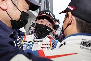 想定より20℃低かった路面温度。「タイヤもチームもうまく対応できた」と阪口晴南【スーパーGT第4戦富士:PP記者会見】