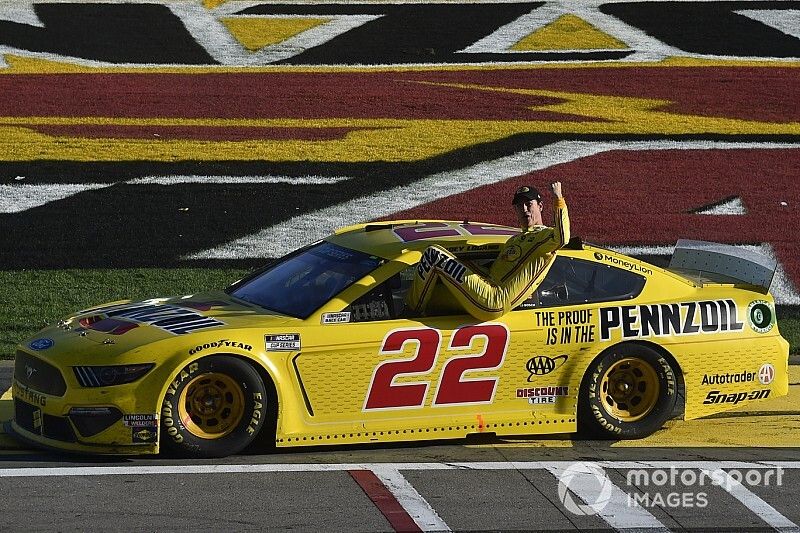 1. Joey Logano, Team Penske, Ford Mustang Pennzoil