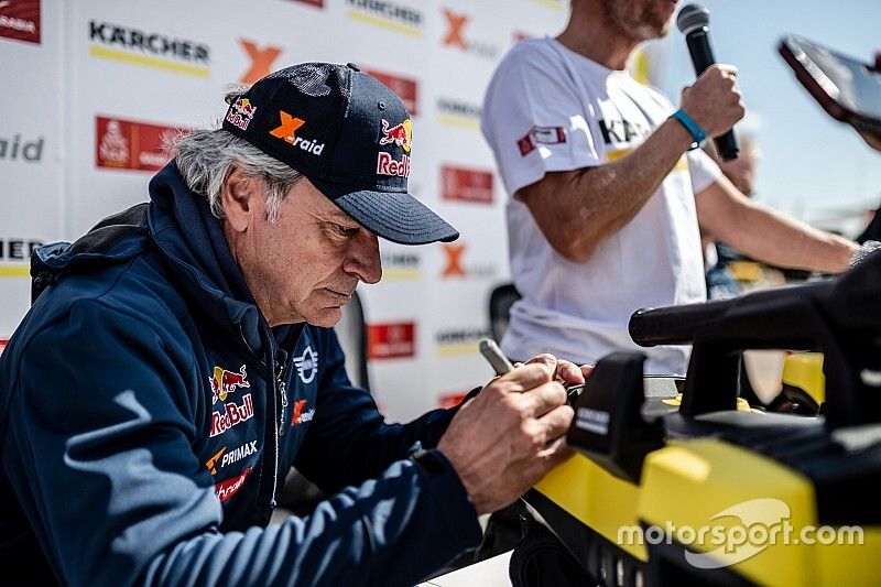 Carlos Sainz alla conferenza stampa di Karcher