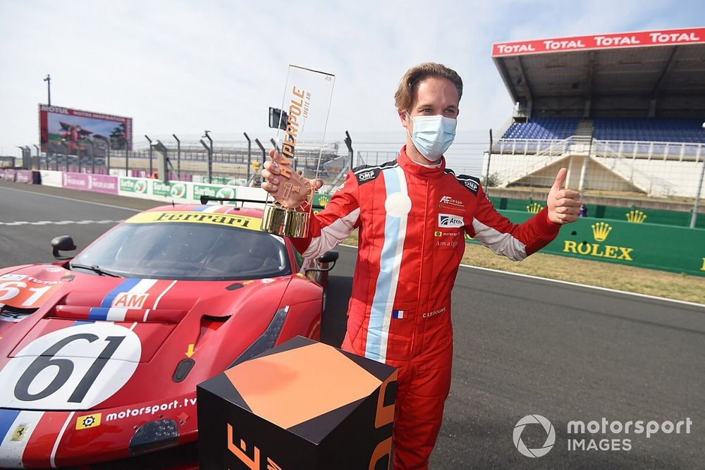 LMGTE Am pole sitter #61 Luzich Racing Ferrari 488 GTE Evo:  Come Ledogar