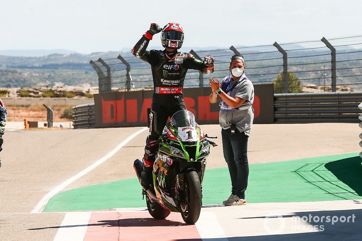 Aragon WSBK: Rea beats Davies to win, first podium for Honda