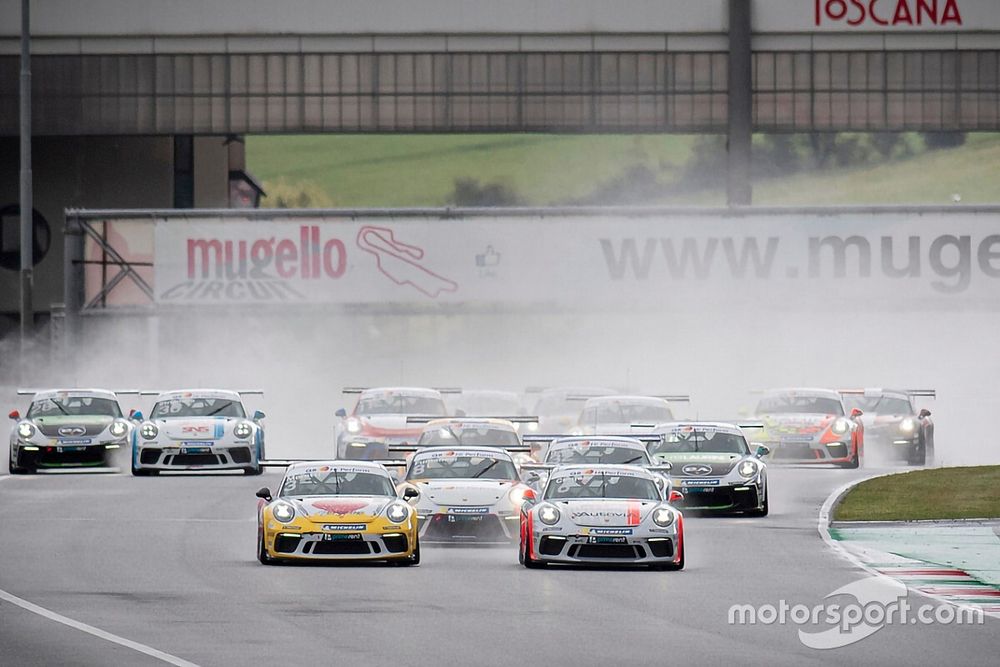 Carrera Cup Italia, Mugello: super Cerqui mentre la pioggia cambia tutto