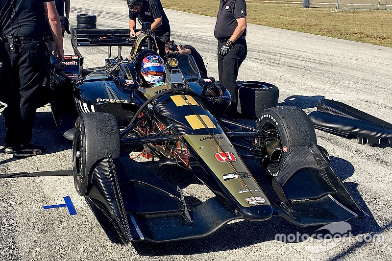 Para Wickens, primeiro teste com Indy de 2018 foi "positivo"