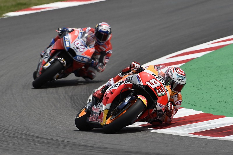 Marquez heran dengan Dovizioso akhir-akhir ini