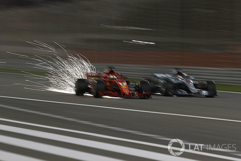 Fotogallery: il trionfo della Ferrari e di Vettel nel GP del Bahrain