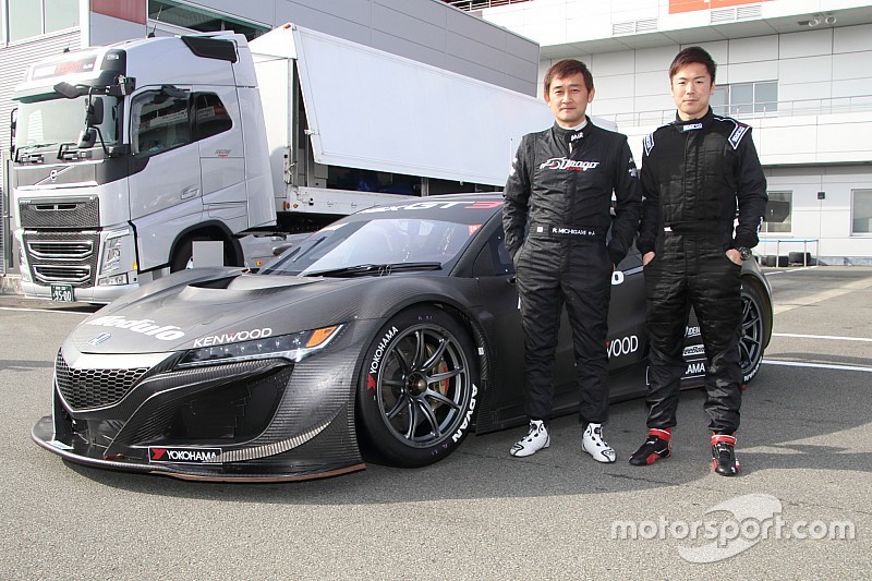 ”念願”のNSX GT3初走行に、道上龍「やっと動き出すことができた」