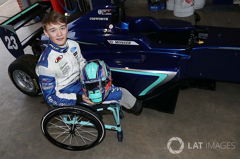 Billy Monger tes single-seater perdana sejak amputasi kaki